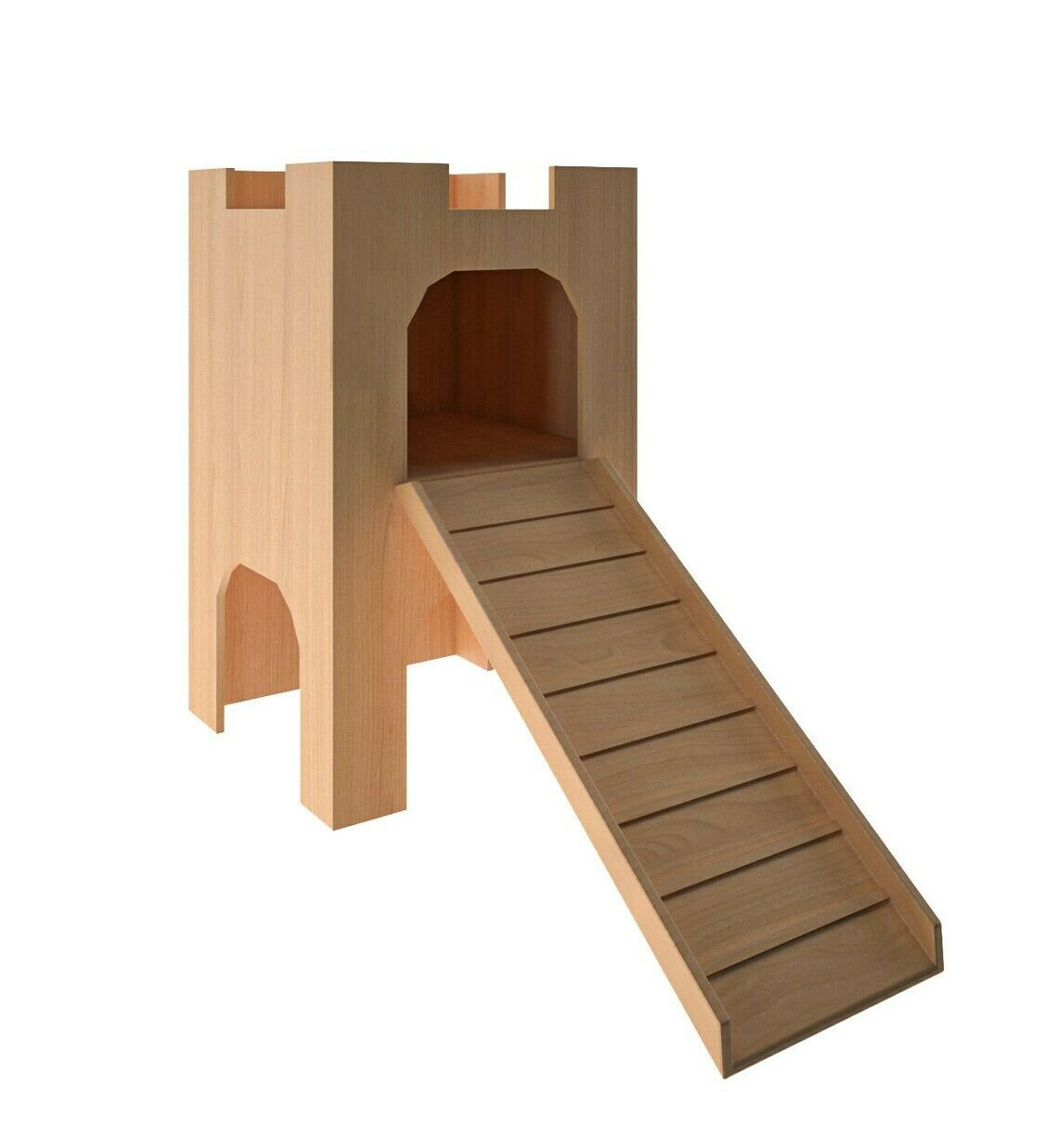 Rabbit Tower House Hideout Hideaway Hutch Small Animal Exercise Playhouse Toy