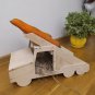 Guinea Pig Katyusha Rocket Launcher Feeder Hideaway House Manor Furniture