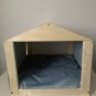 Cat Hut House Bed With Mattress Removable Cushion Stylish Cat And Small Dog