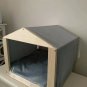 Cat Hut House Bed With Mattress Removable Cushion Stylish Cat And Small Dog