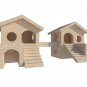 Hamster two towers houses Castle Shelter two tiered small animal Hideout