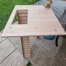 Wooden Cage Stand Platform Shelve With The Ramp And Fixings
