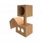 Cat Two Tiered House Hideaway Playhouse Toy Furniture Accessories