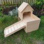 Tortoise House Castle Shelter Two Tiered Hideout Small Animal Hideaway Hutch