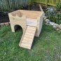 Cat Rabbit Castle Shelter Two Tiered House Hideaway Hutch Playhouse Toy Cage