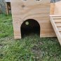 Cat Rabbit Castle Shelter Two Tiered House Hideaway Hutch Playhouse Toy Cage