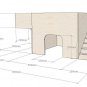 Rabbit House With Two Side Ramps Hideout Hideaway With Ramps Exercise Home
