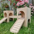 Two Tower Turrets For Rabbits Play House Exercise Small Animal House