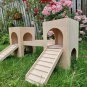 Two Tower Turrets For Rabbits Play House Exercise Small Animal House