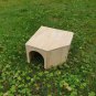 Large Corner House Shelter For Rabbits Guinea Pigs Playhouse Hideaway Hideout