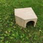 Large Corner House Shelter For Rabbits Guinea Pigs Playhouse Hideaway Hideout