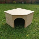 Large Corner House WITH BOTTOM Shelter For Rabbits Guinea Pigs Playhouse Hutch