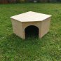 Large Corner House WITH BOTTOM Shelter For Rabbits Guinea Pigs Playhouse Hutch