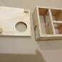 Wooden Maze Burrow Hide Play Exercise House 37cm x 28cm With Lid