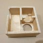 Wooden Maze Burrow Hide Play Exercise House 37cm x 28cm With Lid