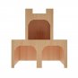 Rabbit Triple Hop Up house Hideout Hideaway Hutch Small Animal Exercise Playhous