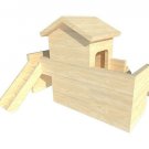 Guinea Pig House Shelter Small Animal Hideout Hideaway Play