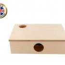 Multi-Chamber Hamster House Maze 6-Room Hideouts Tunnel 8cm Entrance 32x30x10cm