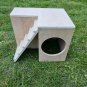 Small Animal Rodent Corner House With Stairs 27cmx21cmx21cm