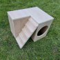 Small Animal Rodent Corner House With Stairs 27cmx21cmx21cm