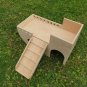 Pirate ship Boat Yacht Guinea Pig House Shelter Hide Out two tiered small animal