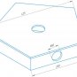 Pentagon Tunnel For Small Animal Hamster House Hideouts & Tunnel Exercise Toy