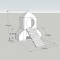 Guinea Pig Rocket House Small Animal Exercise Playhouse Toy