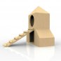 Guinea Pig Rocket House Small Animal Exercise Playhouse Toy