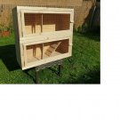 2 tier Rabbit Hutch Guinea Pig Run Chinchilla Hedgehog Ferret Cage Home