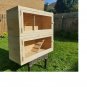 2 tier Rabbit Hutch Guinea Pig Run Chinchilla Hedgehog Ferret Cage Home