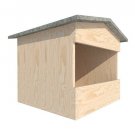 Chicken Nest Boxes Single Size 30cm x 30cm x 30cm Coop Nest box Chickens Hen