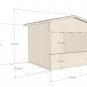 Chicken Nest Boxes Single Size 30cm x 30cm x 30cm Coop Nest box Chickens Hen