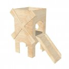 Windmill Guinea Pig House 2Tier Shelter Playhouse Exercise Toy Small Animal