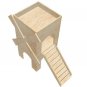 Windmill Guinea Pig House 2Tier Shelter Playhouse Exercise Toy Small Animal