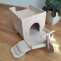 Guinea Pig Tuk Tuk Bicycle With Cabin House Shelter Hide Out Exercise Toy