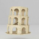 Pisa Tower For Guinea Pig House 3tier Shelter Playhouse Exercise Toy Small Anima