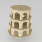 Pisa Tower For Guinea Pig House 3tier Shelter Playhouse Exercise Toy Small Anima