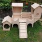 UPGRADES For Castle Guinea Pigs Two Tiered Hideaway Manor Furniture Exercise toy