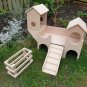 UPGRADES For Castle Guinea Pigs Two Tiered Hideaway Manor Furniture Exercise toy