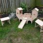 UPGRADES For Castle Guinea Pigs Two Tiered Hideaway Manor Furniture Exercise toy