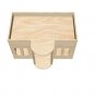 Guinea Pig White House Castle Shelter Hide Out Two Tiered Hideaway Exercise