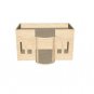 Guinea Pig White House Castle Shelter Hide Out Two Tiered Hideaway Exercise