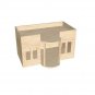 Guinea Pig White House Castle Shelter Hide Out Two Tiered Hideaway Exercise