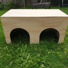 Large Rabbit House with Two Entrances Cage Accessories run hideaway playhouse tunnel hutch
