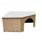 Corner guinea pig play house shelter hideaway hideout home small animal exercise hutch toy furniture
