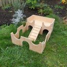 Two storey guinea pig castle shelter play house hideaway
