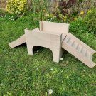 Guinea Pig Castle Hideout Shelter play House Hideaway small animal hutch