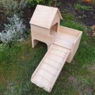 Tortoise House Castle Shelter two tiered Hideout small animal Hideaway Hutch Play