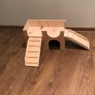 Guinea Pig Corner Castle House Shelter Hide Out two tiered hideaway manor exercise toy