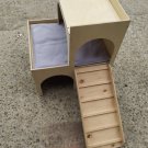 RABBIT 3tier hop up House Castle Shelter Hideout Hideaway Hutch